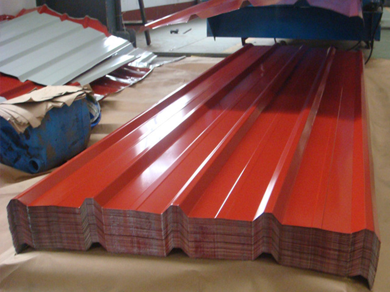 Zinc Aluminium Prepainted Corrugated Roofing Sheets